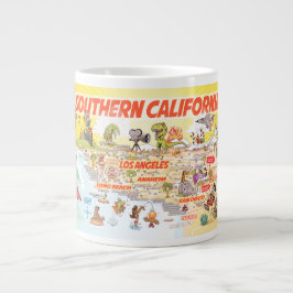 Caneca De Café Grande California Beach Life