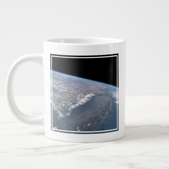 Caneca De Café Grande Califórnia E Nevada Como Viram Do Espaço. (Esquerda)