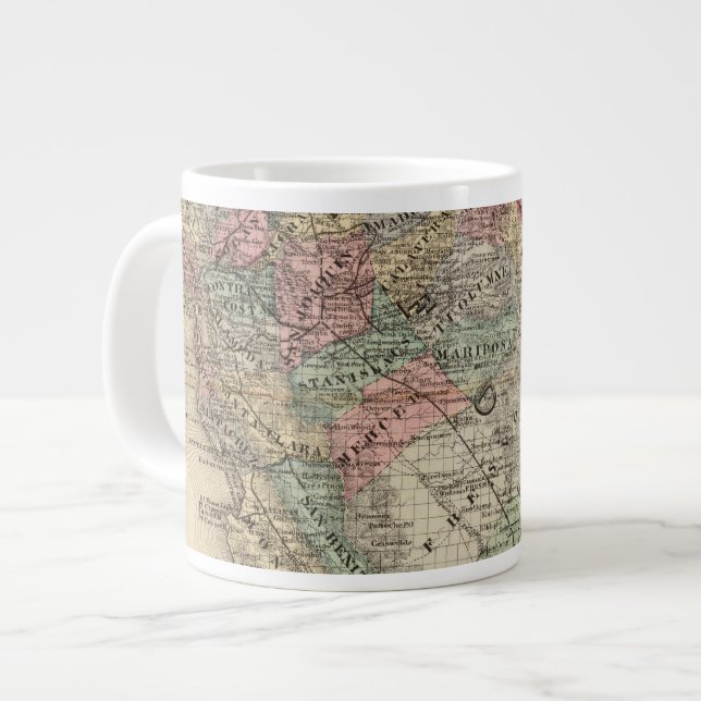 Caneca De Café Grande Califórnia, Nevada 2 (Frente Esquerda)