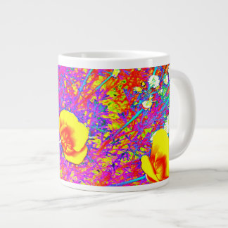 CANECA DE CAFÉ GRANDE CALIFÓRNIA POPPIES