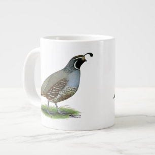 Caneca De Café Grande California Valley Quail