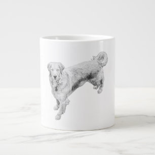 Caneca De Café Grande Calma do Autumn Guardian