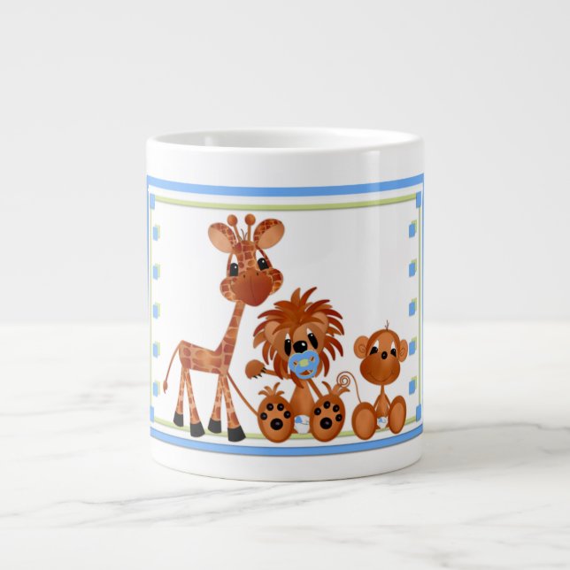 Caneca De Café Grande Cama de Bebês (Frente)