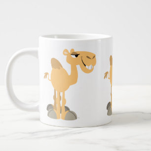 Caneca De Café Grande Camelo de Cartoon Bonito Sorridente