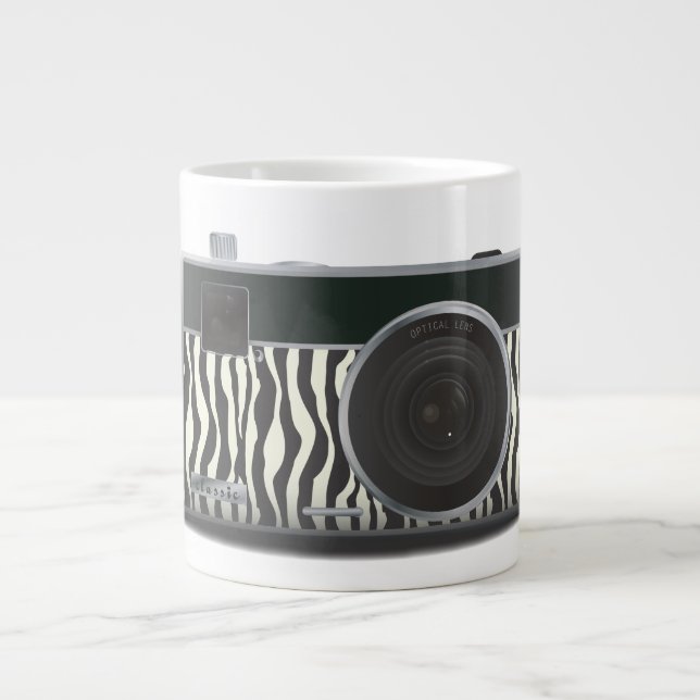 Caneca De Café Grande Câmera (Frente)