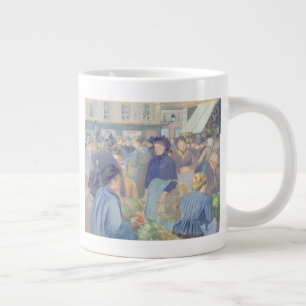 Caneca De Café Grande Camille Pissarro Le Marche de Gisors