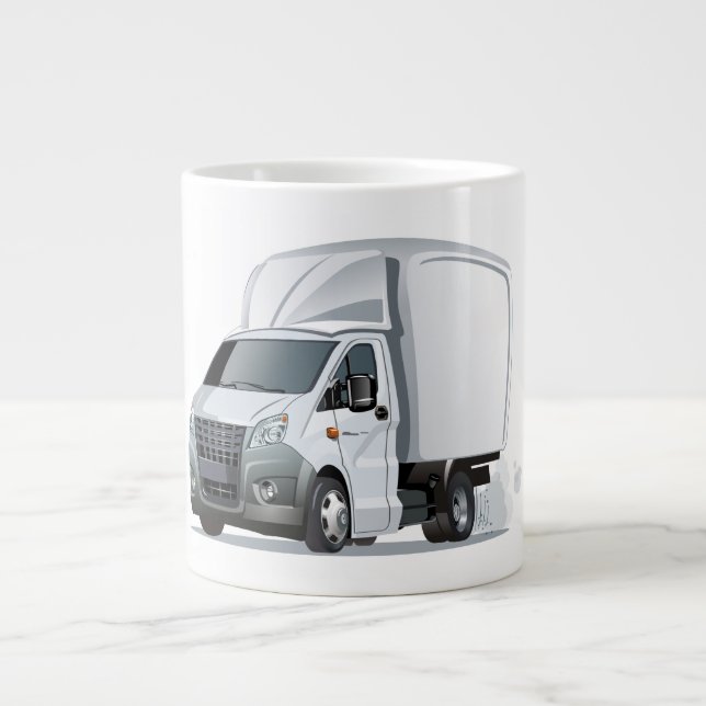 Caneca De Café Grande Caminhão de animação (Frente)