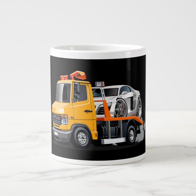 Caneca De Café Grande Caminhão de reboque (Frente)