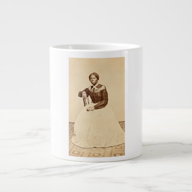 Caneca De Café Grande Caminho de Ferro Subterrâneo Harriet Tubman (Frente)