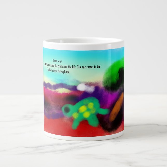 Caneca De Café Grande caminho de jesus (Frente)