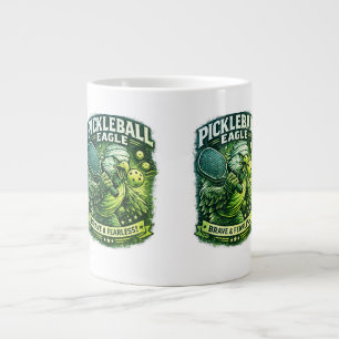 Caneca De Café Grande Camisa Vintage Retro Pickleball Eagle – Corajoso &