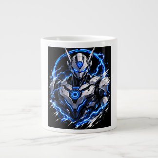 Caneca De Café Grande 🔷  Camiseta de Robô Futurista | NEX