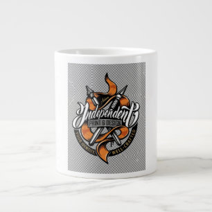 Caneca De Café Grande Camiseta feminina ADOM "Independente"