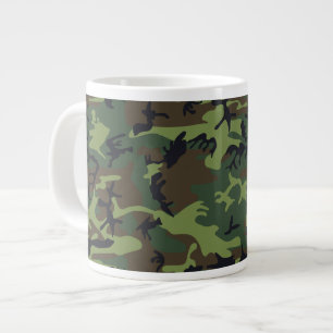 Caneca De Café Grande Camo