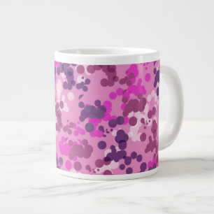 Caneca De Café Grande Camo pontilhado