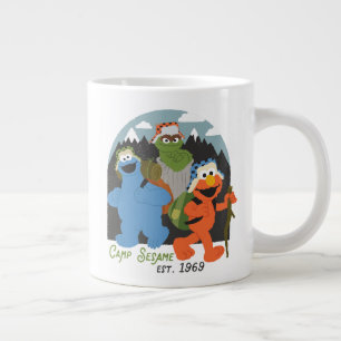 Caneca De Café Grande Camp Sesame Street EST. 1969