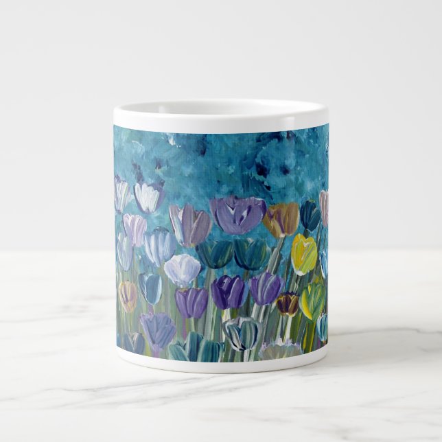 Caneca De Café Grande Campo de sonhos (Frente)