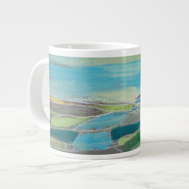 Caneca De Café Grande Campo fragmentado I (Frente Esquerda)
