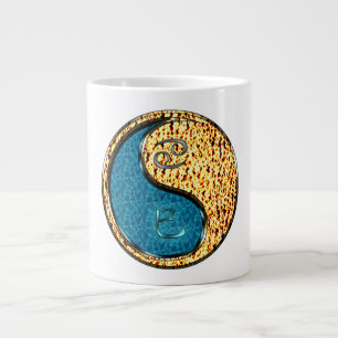 Caneca De Café Grande Câncer & Cobra de Fogo