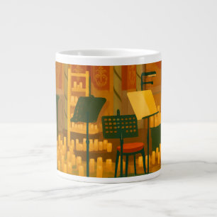 Caneca De Café Grande Candlelit Prelude - Music Room, Brighton Pavilion