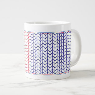Caneca De Café Grande CANECA AMERICANA DE MALHA Branca Grande