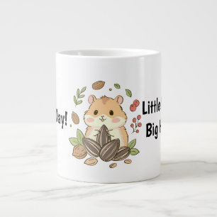Caneca De Café Grande Caneca de Hamster Fofa – Pequenos Momentos, Grande