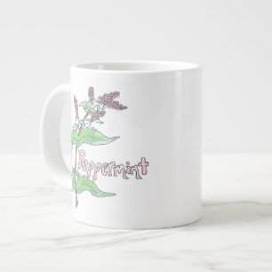 Caneca De Café Grande Caneca-de-menta-de-pera de tamanho excessivo