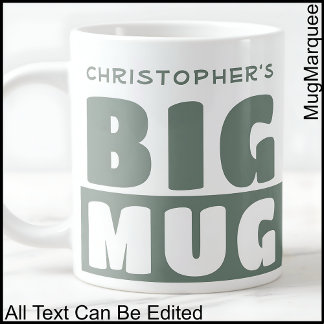 Caneca De Café Grande Caneca Grande de Nome Personalizado Divertido com