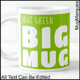 Caneca De Café Grande Caneca Grande Personalizada Brat Verde C24 Piada I