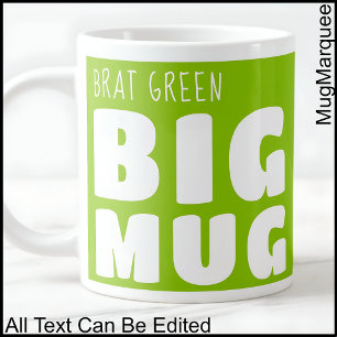 Caneca De Café Grande Caneca Grande Personalizada Brat Verde C24 Piada I