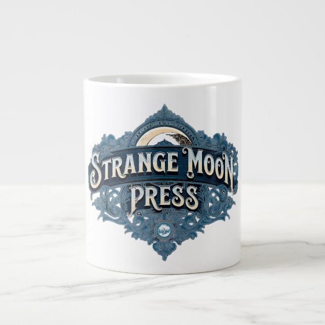 Caneca De Café Grande caneta do logotipo LLC SMP (Frente)