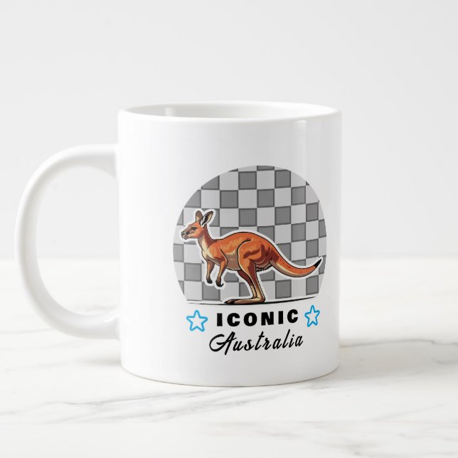 Caneca De Café Grande canguru incrível (Esquerda)
