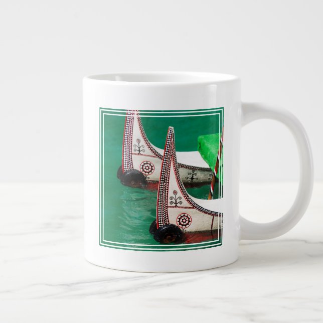Caneca De Café Grande Canoa do Povo Aborígene (Direita)
