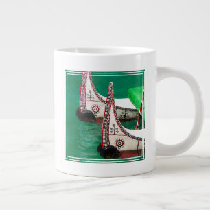 Caneca De Café Grande Canoa Pessoas aborígine