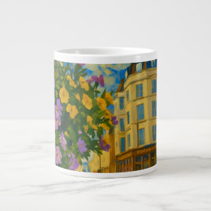 Caneca De Café Grande Canto Sangrento - Rua Europeia Vibrante