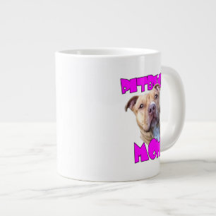 Caneca De Café Grande Cão-mãe Pitbull