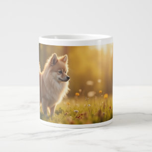 Caneca De Café Grande Cão Pomerano