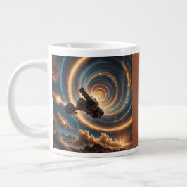 Caneca De Café Grande Caos Cannon Cósmico