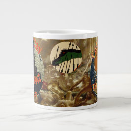 Caneca De Café Grande Capitão Dan Halibut Deus de Whittier Alasca