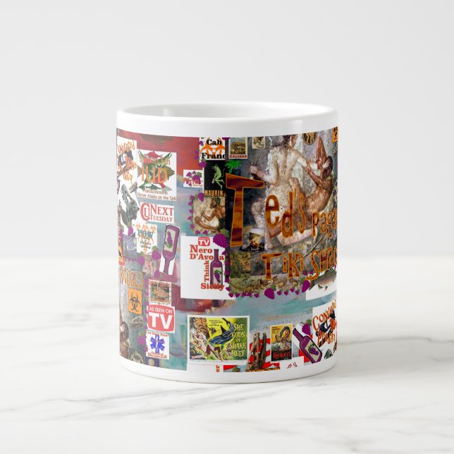 Caneca De Café Grande Capitão Dan Priapus (Frente)
