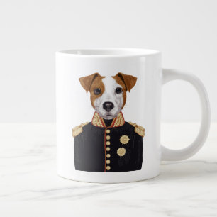 Caneca De Café Grande Capitão Jack Russell
