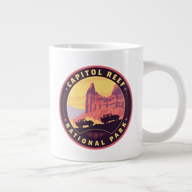 Caneca De Café Grande Capitol Reef National Park (Direita)