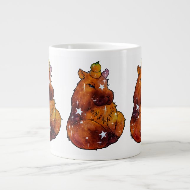Caneca De Café Grande Capivara chamada Dream (Frente)