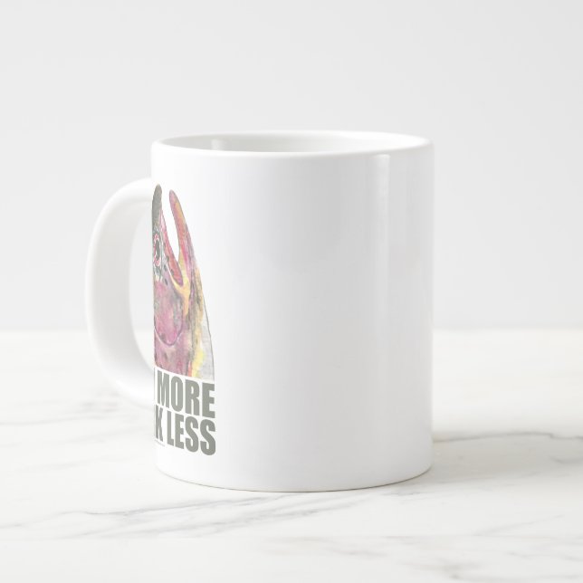 Caneca De Café Grande Capturar mais (Frente Esquerda)