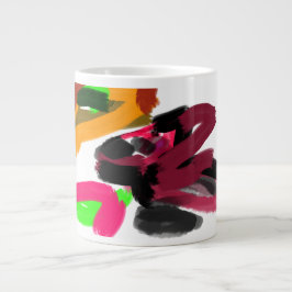 Caneca De Café Grande Cardinal-do-norte outono