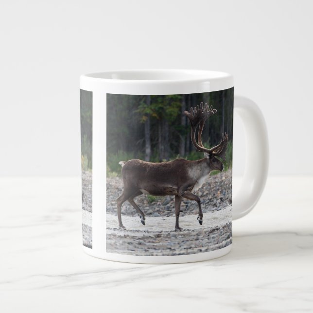 Caneca De Café Grande caribou (Frente Esquerda)