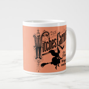 Caneca De Café Grande Carnaval de Bruxas para o Halloween
