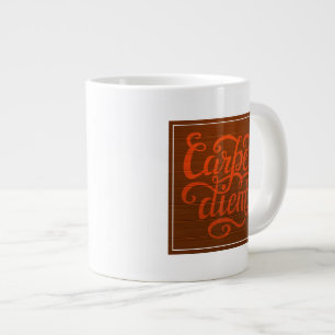 Caneca De Café Grande Carpe Diem'