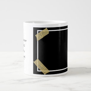 Caneca De Café Grande Carregar e Adicionar uma Foto com Mensagem Persona