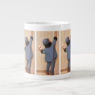 Caneca De Café Grande Carta de Amor Antiga por Jessie Willcox Smith